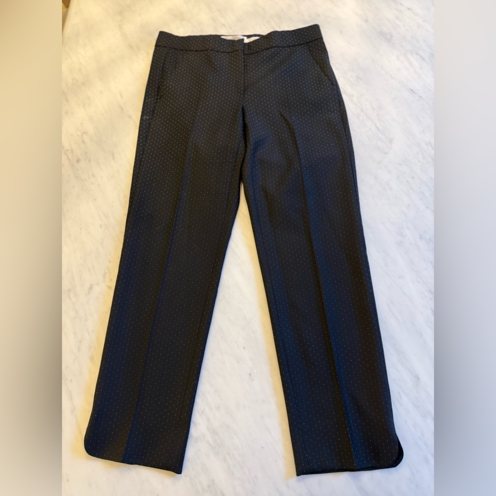 Max Mara Wool Black Polka Dot Pants